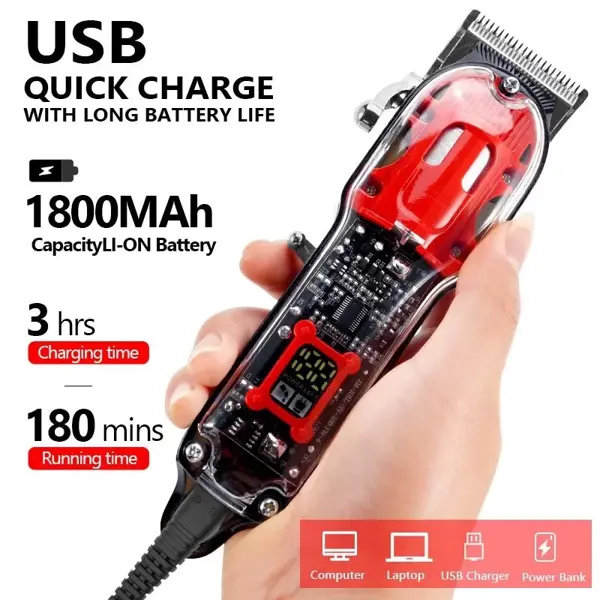 Dearling Şarjlı Saç Kesme Makinesi RF-107 (5060) - Image 1