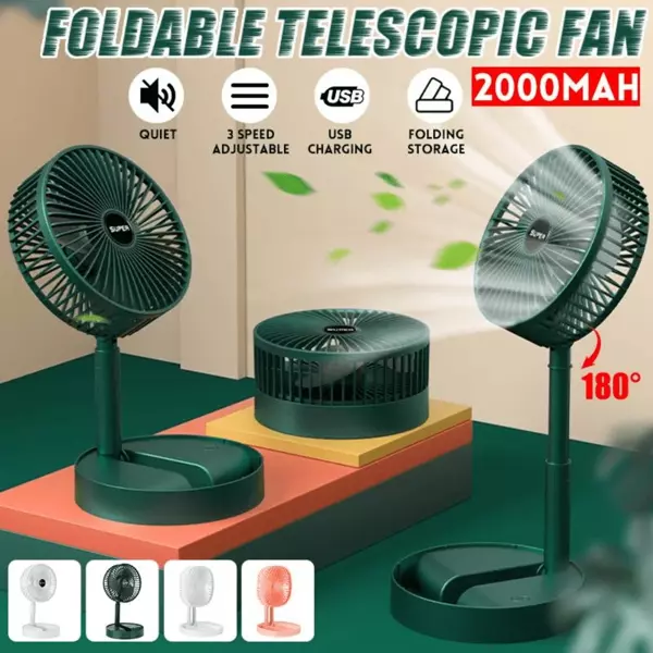Şarjlı Masaüstü Fan USB şarjlı mini fan (5060) - Image 1