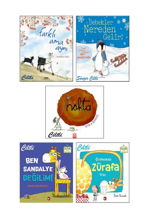Ciltli 5Li Set Farklı Ama Aynı Bebekler Nereden Gelir Nokta Ben Sandalye Değilim Çorbamda Zürafa Var - Yapı Kredi Yayınları - Image 1