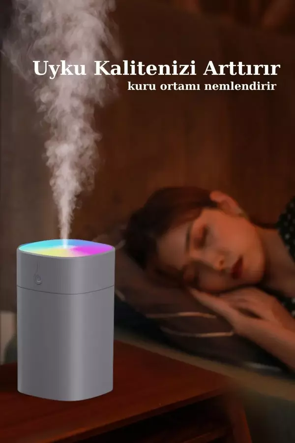 H2O Humidifier 400 Ml Ulrasonik Hava Nemlendirici (5060) - Image 1