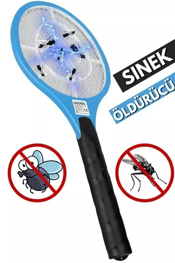Kalem Pilli Raket Sinek Öldürücü Asonıc (5060) - Image 1