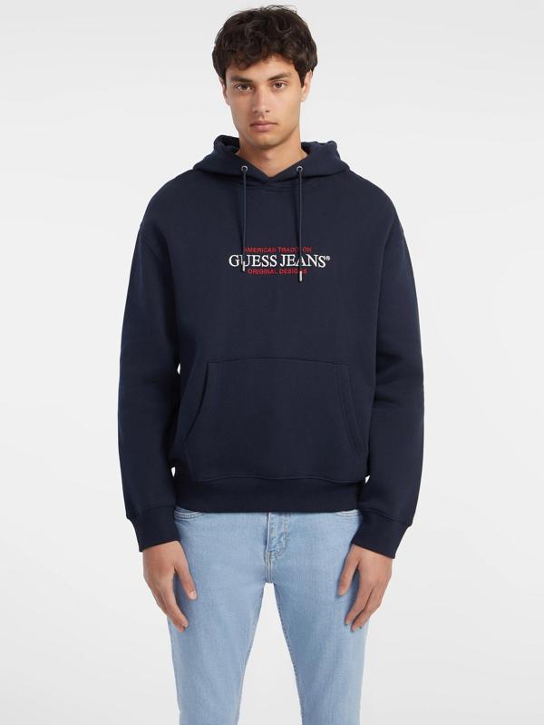 Guess Jeans Erkek Lacivert Sweatshirt M4YQ23K9V31-A71W - Image 1