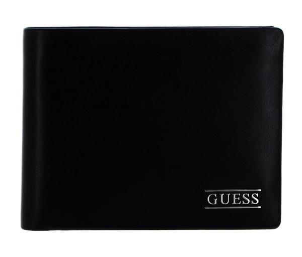 Guess New Boston Erkek Siyah Deri Cüzdan SMNEBRLEA27-BLA - Image 1