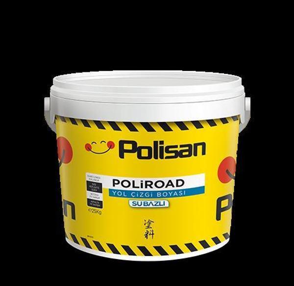 Polisan Yol Çizgi Boyası Sarı 2.5 Lt - Image 1