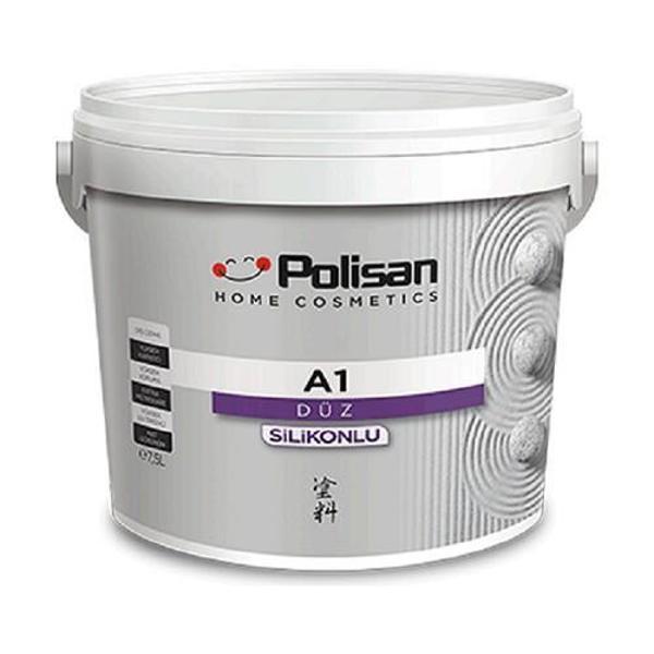 Polisan A1 Silikonlu Dış Cephe Boyası Düz Beyaz 7.5 Lt - Image 1