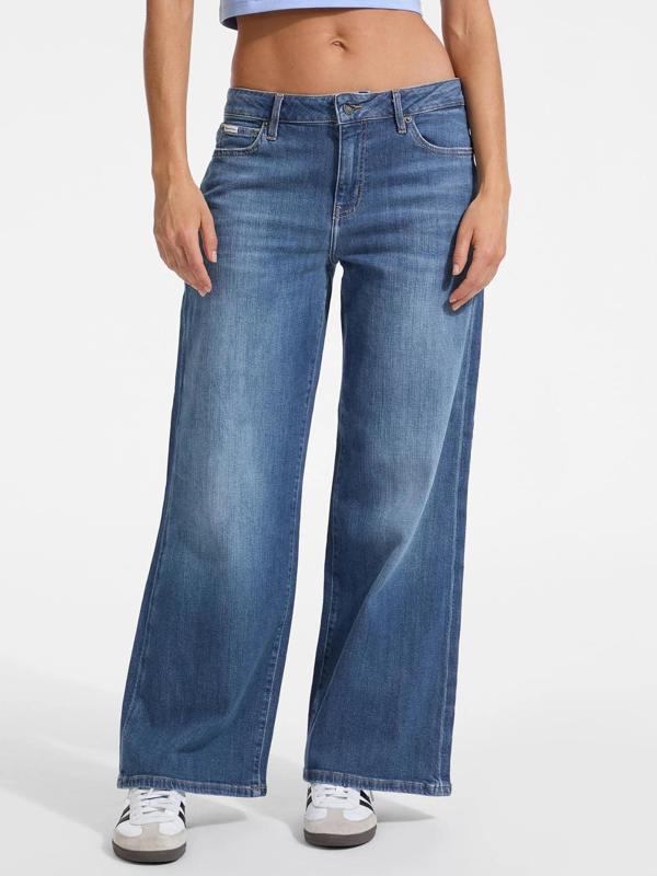 Guess Jeans Kadın Mavi Regular Fit Jean W5YA0ID0021-GJGM - Image 1