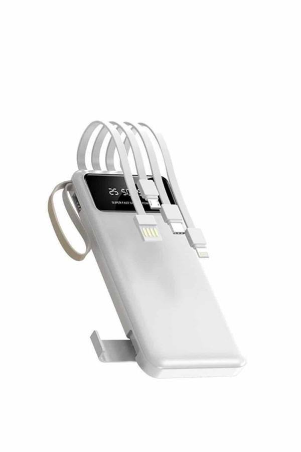 Powerbank Şarj Cihazı 4 Çıkışlı 20.000 MAH Powerbank Taşınabilir Çoklu Giriş - Image 1