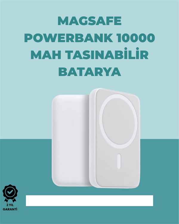 MagSafe Manyetik Powerbank – iPhone İçin Hızlı, Kablosuz ve Güvenli Şarj - Image 1