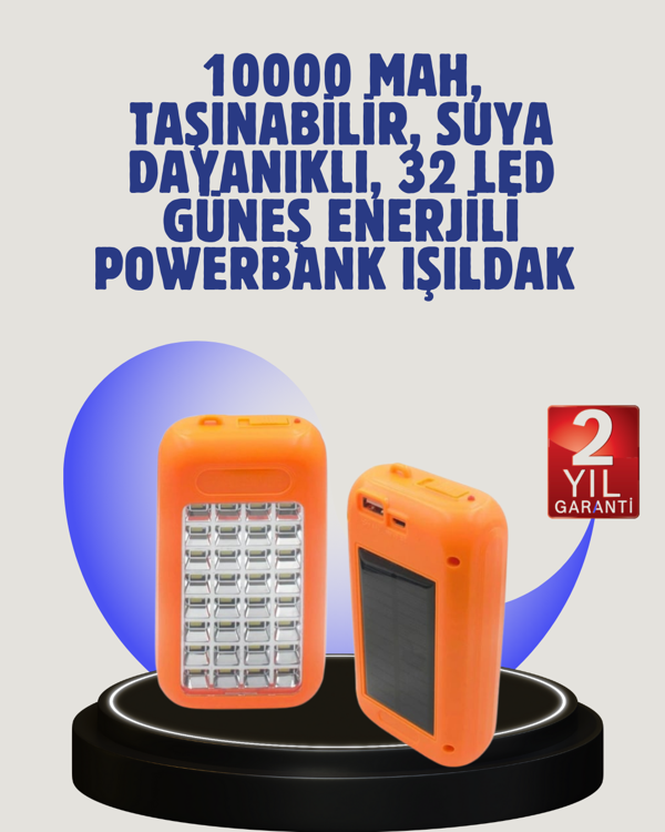 Gold Silver GS-875 Kamp ve Acil Durum Işıldaklı Powerbank - Image 1