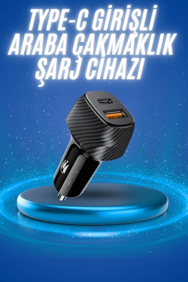 38W Oto Çakmaklık Araç Içi Şarj Cihazı Hızlı Şarj Uzun Ömürlü - Image 1
