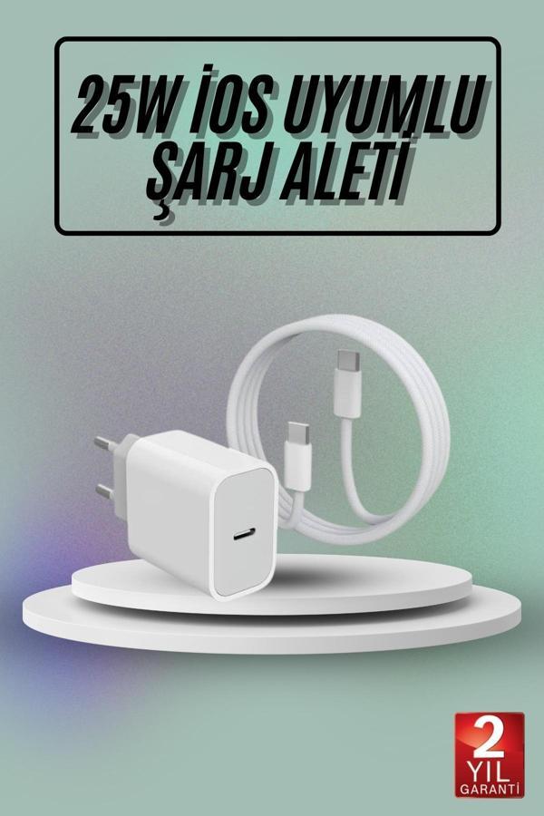 Hızlı Şarj Güç Adaptörü Şarj Aleti İOS Uyumlu 15/Pro/Pro Max - Image 1