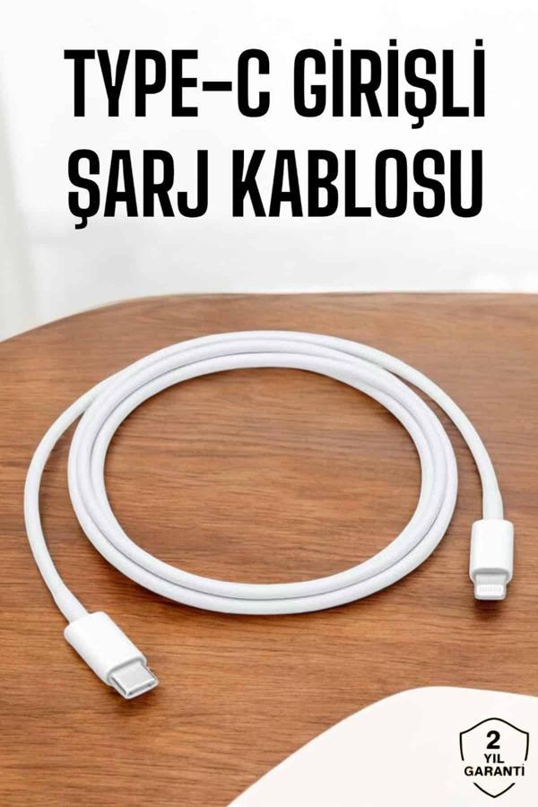 Iphone İOS Uyumlu Hızlı Şarj Kablosu Type C To Lightning 12 13 14 15 Pro Max - Image 1