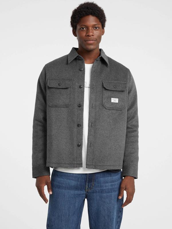 Guess Jeans Erkek Çok Renkli Yün Karışımlı Regular Fit Gömlek M5BH68WI542-H91E - Image 1