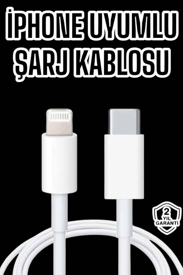 Iphone Tüm Modellerle Uyumlu Hızlı Şarj Kablosu İOS 30W - Image 1