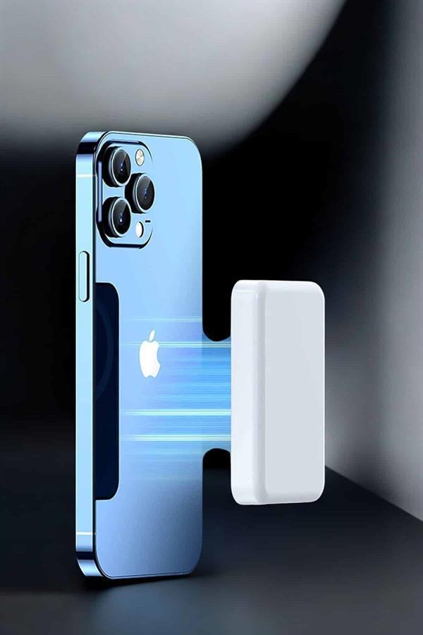 5000 Mah İOS Uyumlu Magsafe Kablosuz Şarj Hızlı Şarj Desteği - Image 1
