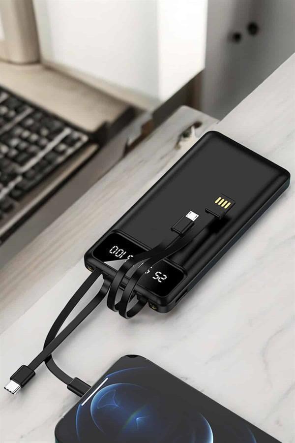 Powerbank 20.000 Mah LCD Ekran USB Lightning Type-C Uyumlu İOS ve Android - Image 1