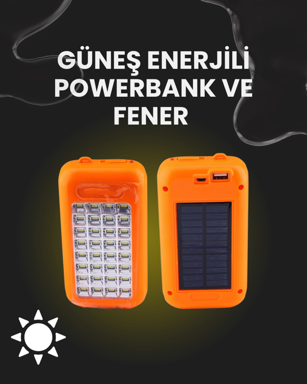 GS-875 GÜNEŞ ENERJİLİ POWERBANK - Image 1