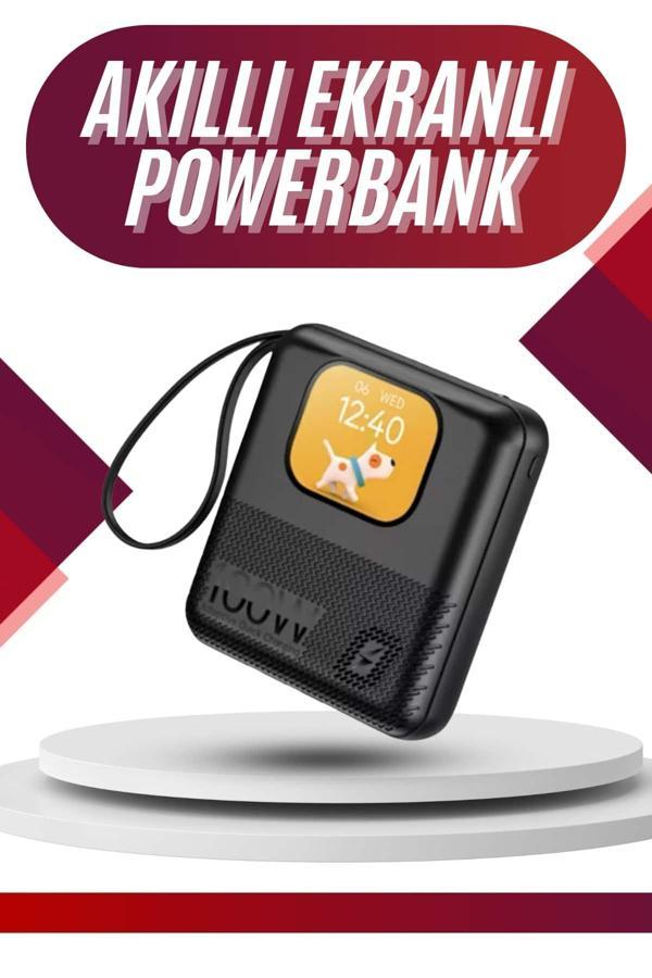 Akıllı Powerbank 10.000 MAH 4 Çıkışlı Taşınabilir Dijital Göstergeli - Image 1