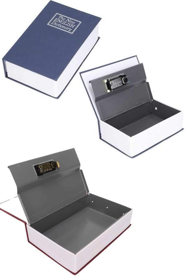 Kilitli Gizli Kasa Sözlük Kumbara Kitap Sözlük Görünümlü 18cm - Image 1