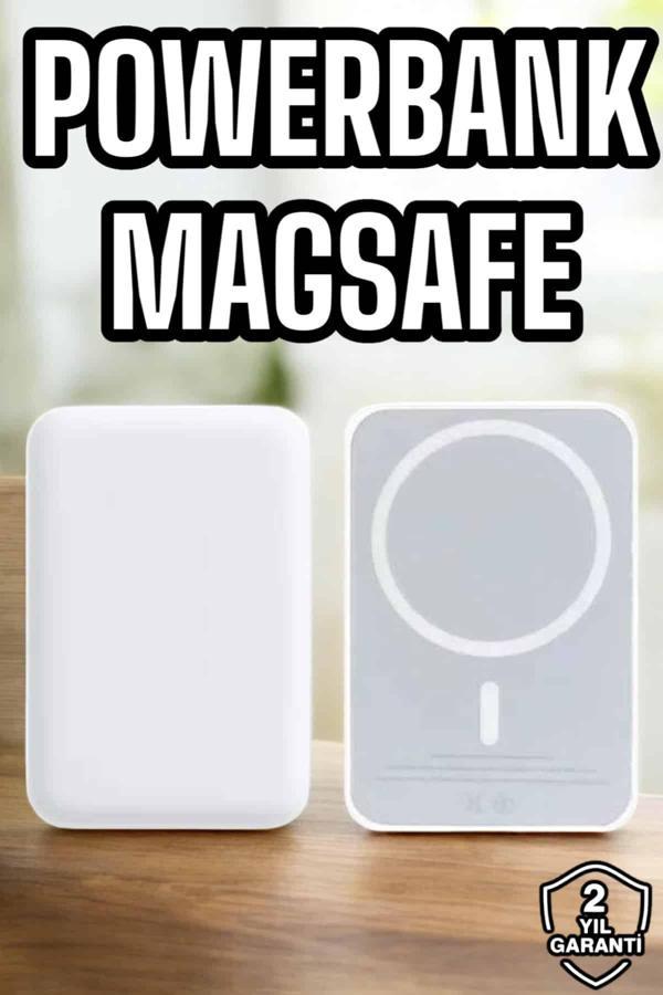 Magsafe Kablosuz Batarya Yüksek Performanslı Manyetik Tasarım Hızlı Şarj - Image 1
