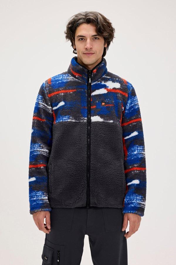 Vernon Asfalt Erkek Full-Zip Polar Sweatshirt - Image 1