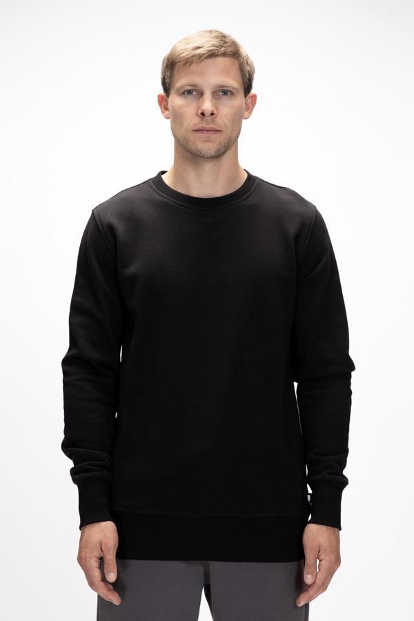 Corner King Size Si̇yah Crewneck Erkek Sweatshirt - Image 1