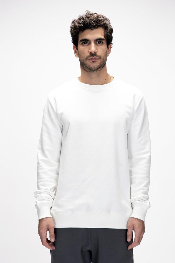 Inner King Size Beyaz Crewneck Erkek Sweatshirt - Image 1