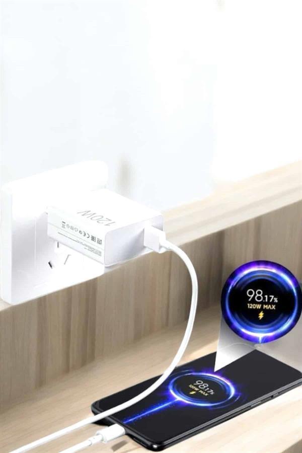 120W Şarj Aleti Type-C Uyumlu Turbo Şarj Aleti - Image 1