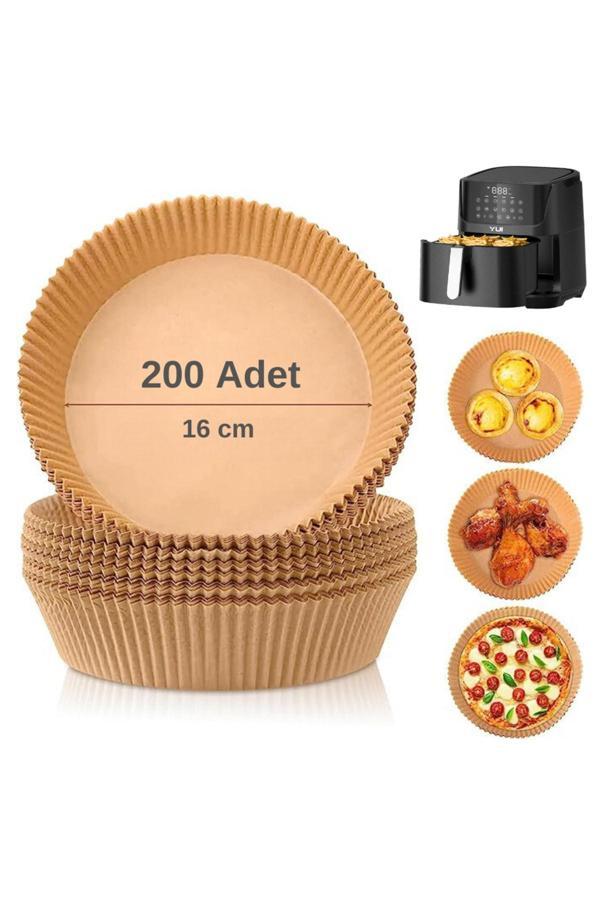 Xiaomi, Philips, Arzum, Tefal, Kumtel Uyumlu 16cm Hava Fritözü Airfryer Pişirme Kağıdı - Image 1