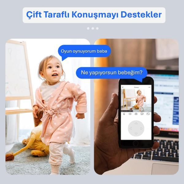 5 Antenli Bebek Ev Güvenlik Kamerası - Image 1