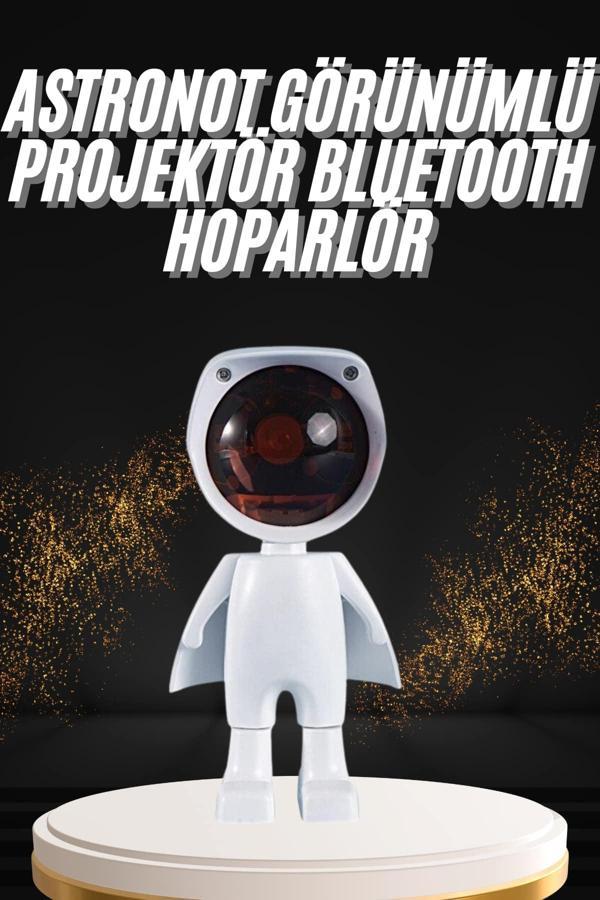 180 Derece Dönebilen Astronot Masa ve Gece Lambası Projektör - Image 1