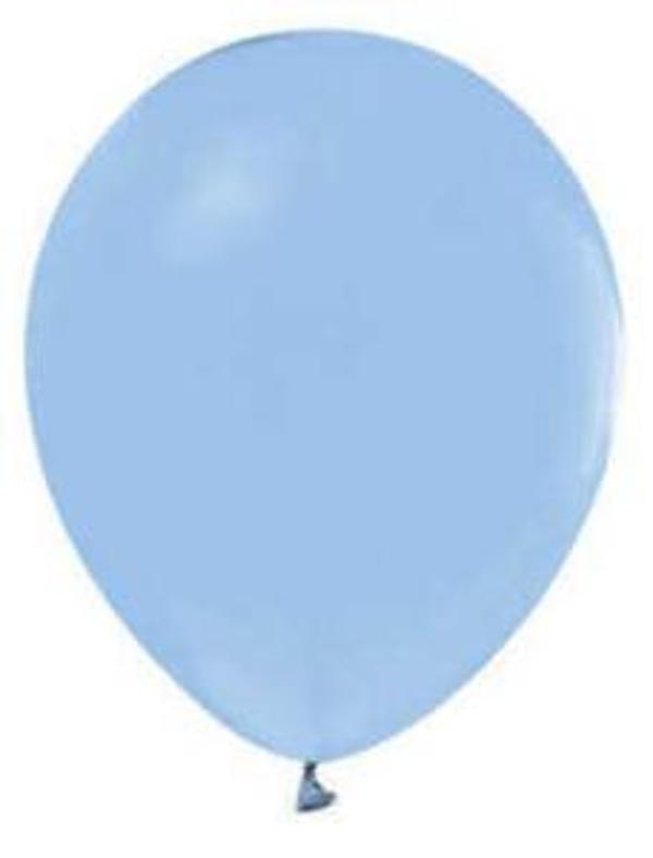 BALON DÜZ 12 İNC (JOJO BALLOONS)MAKARON MAVİ 100 ADET - Image 1
