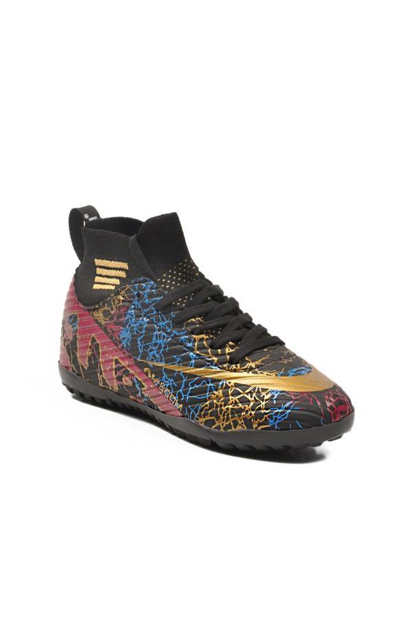 Air 565 G Halısaha Siyah-Altın Unisex Halı Saha Ayakkabısı - Image 1