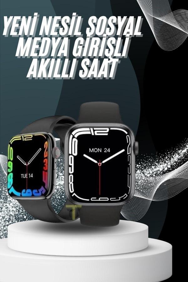 Yeni Model Akıllı Saat Dokunmatik Ekran Unisex Amoled Ekran 44 mm - Image 1