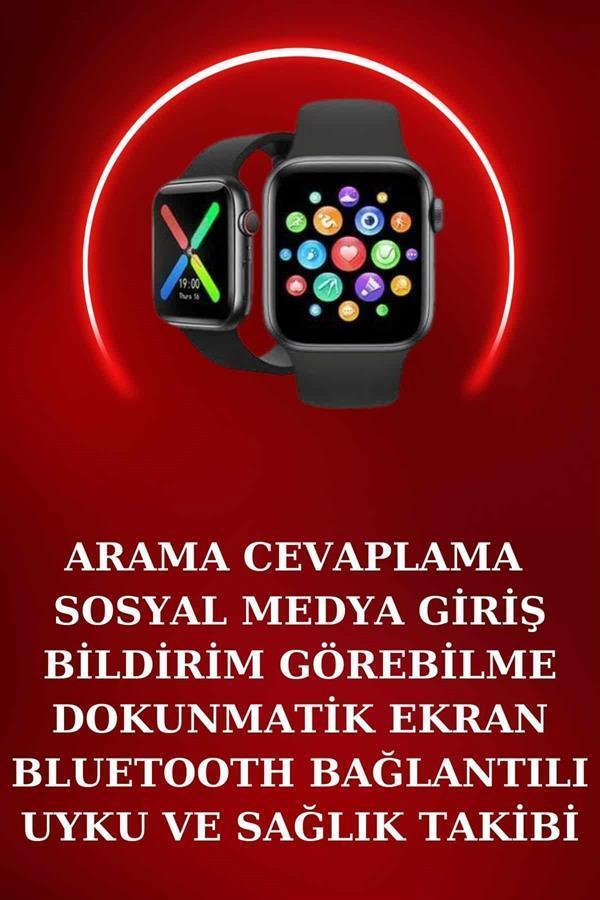 Yeni Nesil Akıllı Saat ve Ucuz Kaliteli Bluetooth Kablosuz Kulaklık Amoled Ekran - Image 1