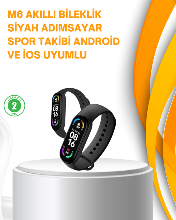 Akıllı Bileklik – Kalp Atışı, Uyku, Adımsayar ve Bildirim Takibi - Image 1