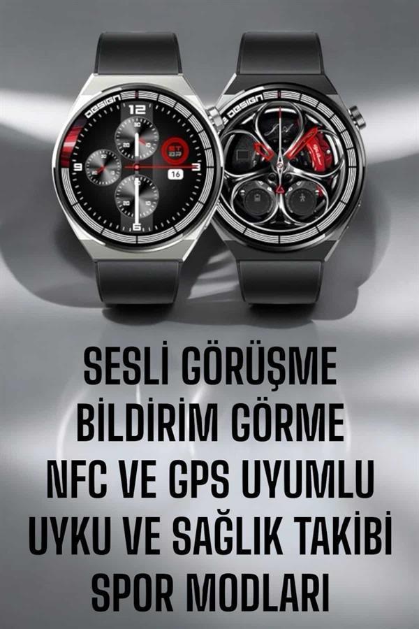 Akıllı Saat GPS VE NFC Özelliği Sesli Görüşme Dokunmstik Ekran - Image 1