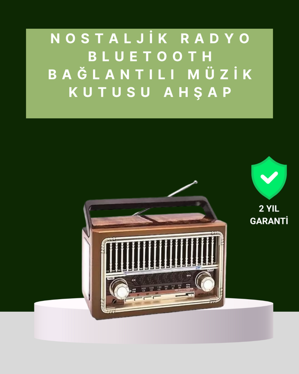 Kablosuz Bluetooth Hoparlör ve FM Radyo - Image 1