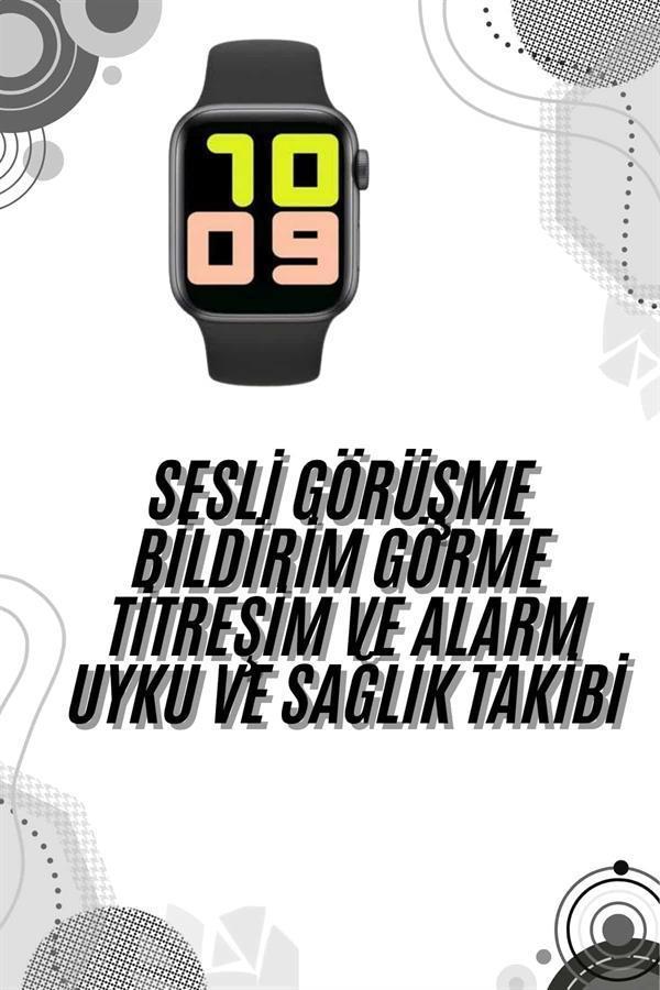Yeni Nesil En Çok Tercih Edilen Akıllı Saat Müzik Dinleme Tema Değiştirme Çağrı Cevaplama - Image 1