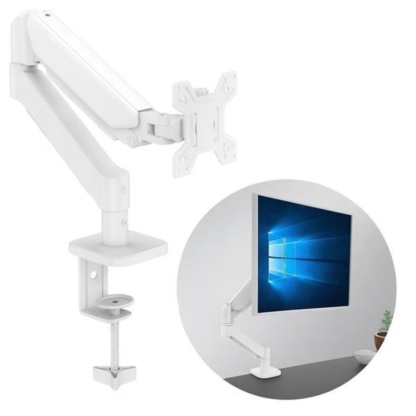 Sline M252W 13-32inch Amortisörlü Hareketli Masa Üstü Tekli Monitör Standı - Image 1