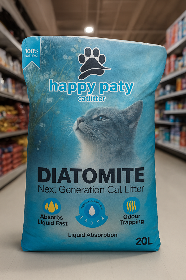 HAPPY PATY DİATOMİT KEDİ KUMU 20 LT - Image 1