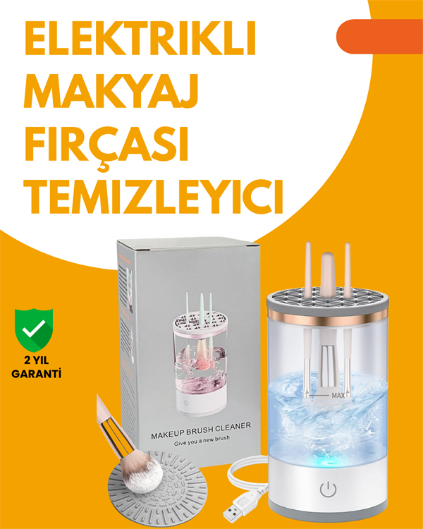 Tüm Makyaj Fırçalarıyla Uyumlu Derin Temizlik Makinesi - Image 1