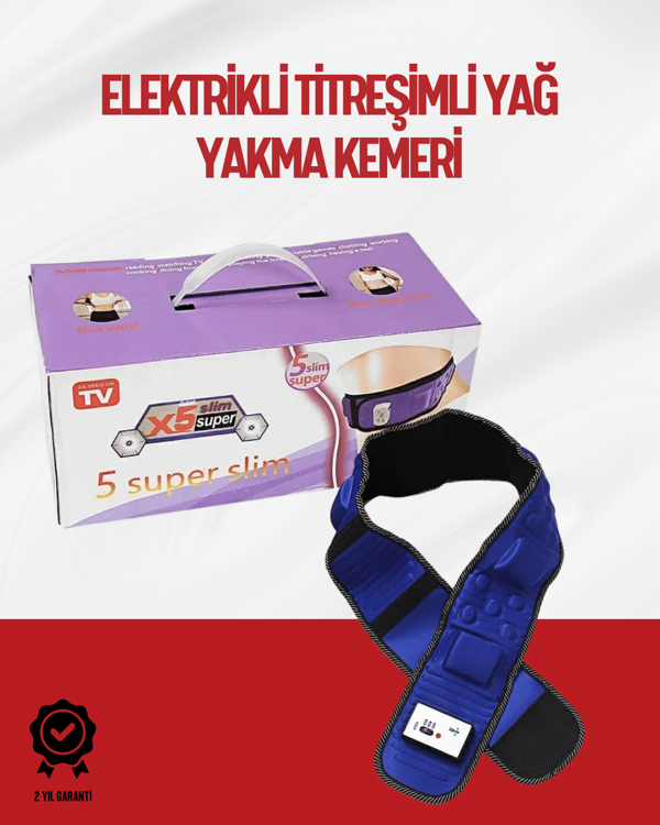 Ayarlanabilir Hızlı Elektrikli Masaj Kemeri – Yağ Yakımına Yardımcı - Image 1