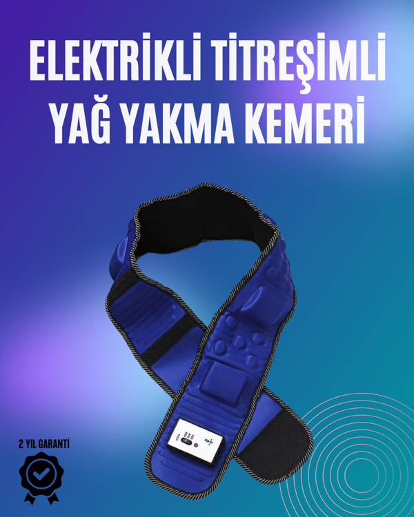Elektrikli Titreşimli Yağ Yakma Kemeri – Masaj ve Kilo Kaybı İçin İdeal - Image 1