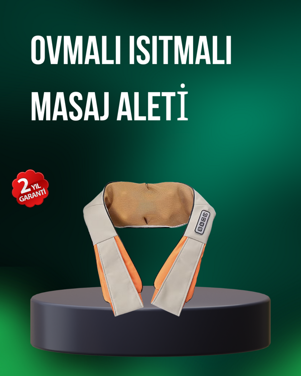 Ovmalı Isıtmalı Masaj Aleti Bel Boyun Omuz İçin Profesyonel Masaj Keyfi - Image 1