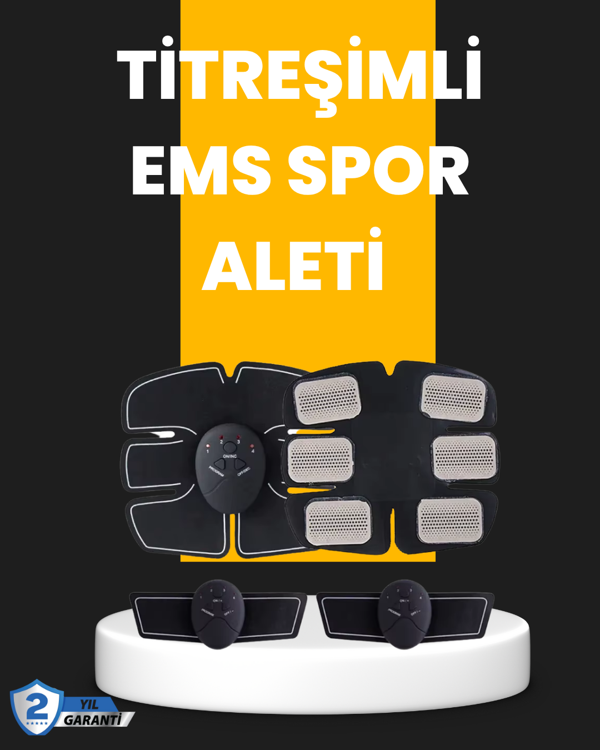 Titreşimli EMS Spor ve Fitness Cihazı Karın Kası Kol Bacak 2025 Model - Image 1