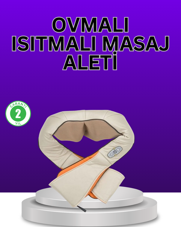 Isıtma Fonksiyonlu Ovmalı Boyun Omuz ve Vücut Masaj Cihazı Rahatlatıcı - Image 1