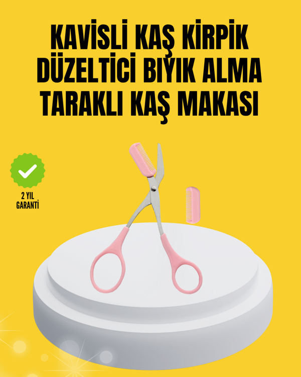 Kaş, Kirpik ve Tırnak Çevresi Temizliği İçin Çok Fonksiyonlu Makas - Image 1