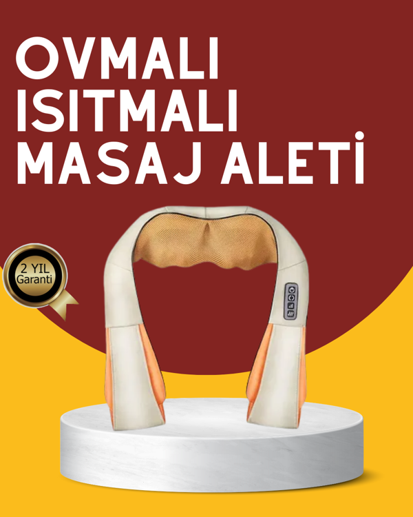 Kas Eklem Ağrılarına Ovmalı Isıtmalı Boyun Omuz Bel Masaj Aleti - Image 1