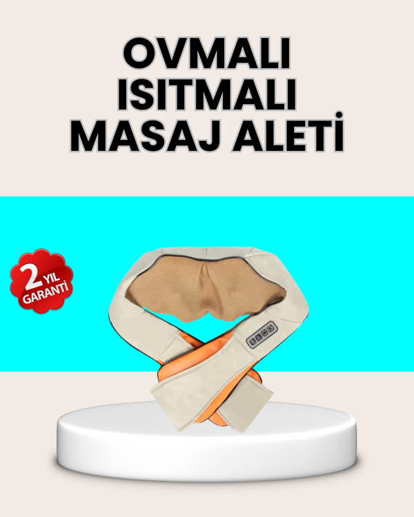 Ev Tipi Ovmalı Isıtmalı Boyun Omuz Bel Masaj Aleti Kolay Kullanım - Image 1